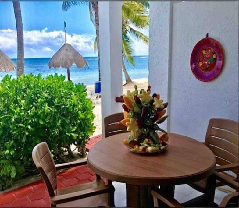Beachfront Akumal Half Moon Bay Bagian luar foto