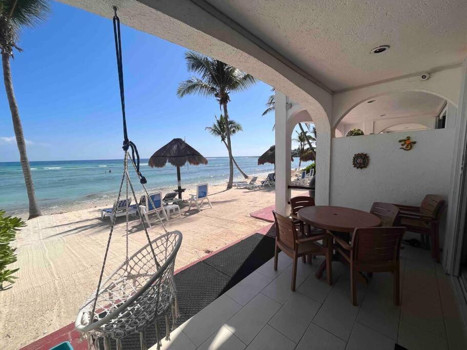 Beachfront Akumal Half Moon Bay Bagian luar foto