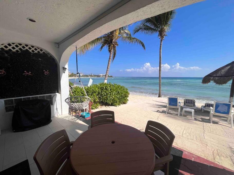Beachfront Akumal Half Moon Bay Bagian luar foto