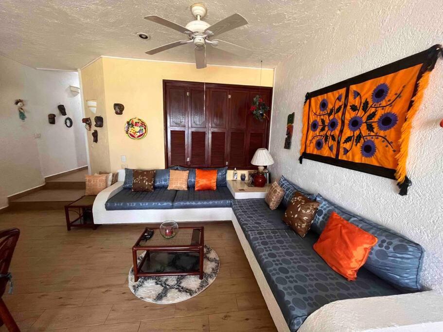 Beachfront Akumal Half Moon Bay Bagian luar foto